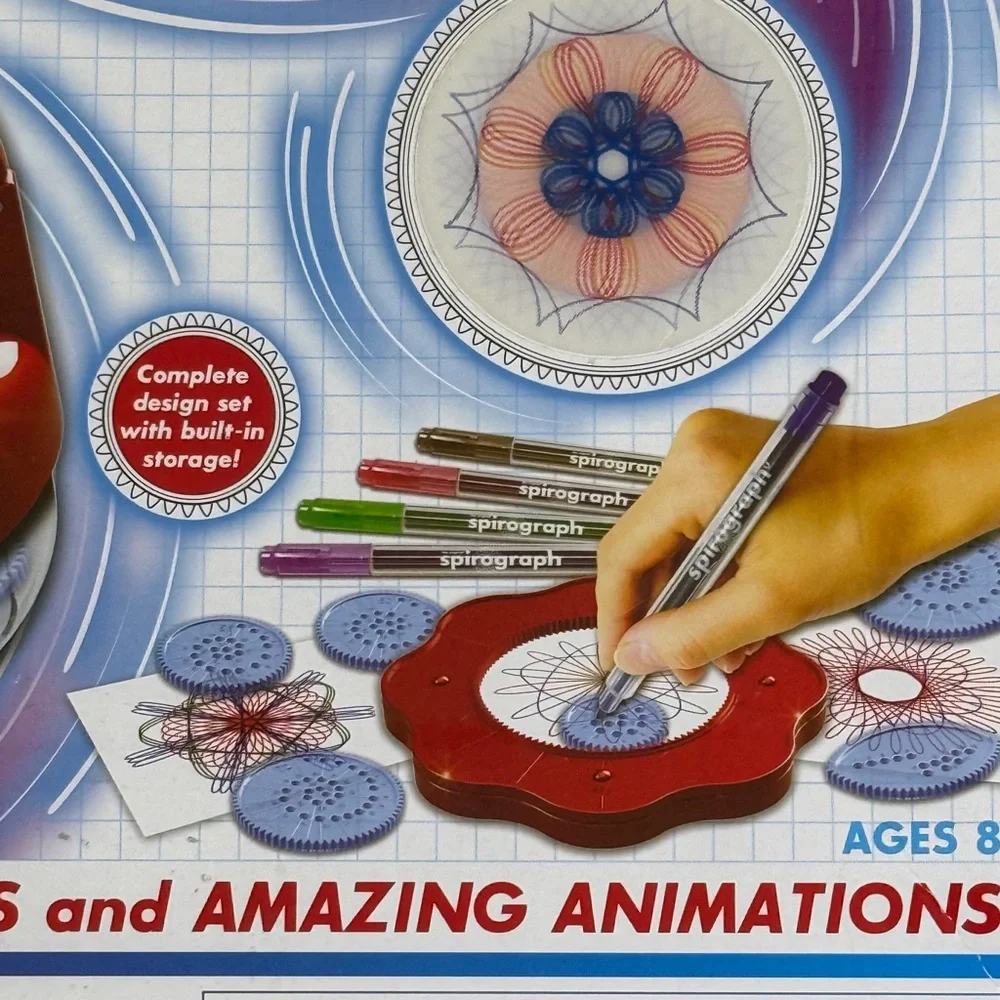 Spirograph Animator - Red Creative Learning Toy SKU0944